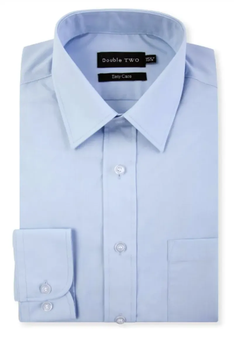 D2 Easy-Care Long-Sleeved Shirt Glacier SLS3300B 